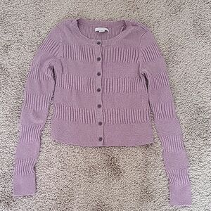 American Eagle Outfitters Purple Cardigan